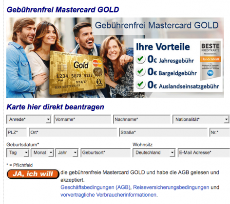 Advanzia Bank Kreditkarte (online) beantragen: Bedingungen ...