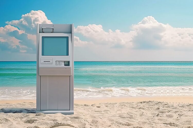 Bargeld-Automat im Urlaub